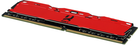 Pamięć Goodram DDR4-3200 32768MB PC4-25600 (Kit of 2x16384) IRDM X Red (IR-XR3200D464L16A/32GDC) - obraz 4