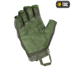 Перчатки кожаные беспалые Tactical Olive Mk.1 M-Tac Assault 2XL - изображение 2