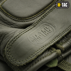 Перчатки кожаные беспалые Tactical Olive Mk.1 M-Tac M Assault - изображение 4