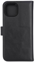 Etui z klapką RadiCover Radiation Protection Wallet Vegan Leather 2in1 Magsafe do Apple iPhone 15 Black (5712869102850) - obraz 2
