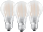 Набір світлодіодних ламп Osram LED 6.5W 2700K 230V E27 Warm White Куля 3 шт (4058075819351) - зображення 2