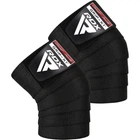 Бінті на коліна RDX K1 GYM Knee Wraps Full Black