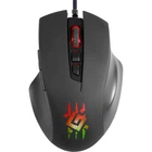 Мышь компьютерная игровая Defender Wolverine GM-700L проводная 1.7м 12800 dpi Черный