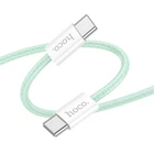 Кабель HOCO Source 60W charging data Cable Type-C to Type-C X104 |1M| зелений