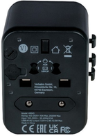 Ładowarka sieciowa Verbatim Travel Adapter 12W 2 x USB-A UTA-1 Black (23942495437) - obraz 9