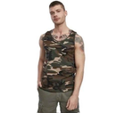 Тактическая майка, футболка без рукавов армейская 100% хлопка Brandit Tank Top Woodland 7XL - изображение 3