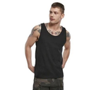 Тактична майка, футболка без рукавів армійська 100% бавовни Brandit Tank Top чорна 7XL - зображення 3