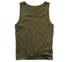 Тактична майка, футболка без рукавів армійська 100% бавовни Brandit Tank Top олива 6XL - зображення 6