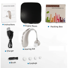 Слуховой аппарат Digital Hearing заушный цифровой универсальный с аккумулятором - изображение 4
