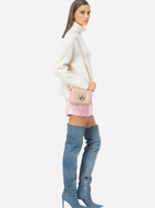 Сумка крос-боді через плече жіноча з натуральної шкіри маленька Pinko Shoulder Bag 101584A10F-O81B Рожева (8057769071606) - зображення 4