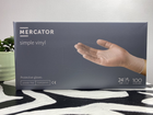 Вінілові рукавички Mercator Medical Simple vinyl, M (7-8), прозорі, 100 шт/уп - зображення 1