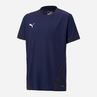 T-shirt chłopięcy sportowy Puma teamGOAL 23 70416006 140 cm Granatowy (4062451202354) - obraz 1