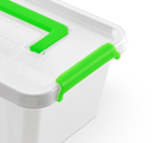 Пластиковий контейнер для зберігання ліків аптечка Orplast 1126 Antibacterial 4,5 л ручка + вкладиш 29x20 см - изображение 8