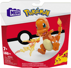 Klocki konstrukcyjne Mattel Mega Charmander Średni Pokemon 180 części (0887961834598) - obraz 6