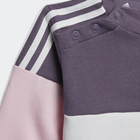 Дитячий теплий спортивний костюм (світшот + штани) для дівчинки Adidas IG 3S TIB FL TS IJ6325 92 см Рожевий/Фіолетовий (4066762696949) - зображення 3