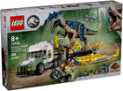 Zestaw klocków Lego Jurassic World Dinomisje: ciężarówka do transportu allozaura 588 elementów (76966) - obraz 1