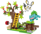 Конструктор Mattel Mega Pokemon Зачарований ліс Емолги та Бульбасавра 194 деталі (0194735190751) - зображення 2