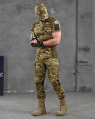 Тактичний літній костюм 3в1 штани+футболка+кепка 2XL піксель (87430) - зображення 2