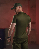 Тактическая мужская пароотводящая футболка M олива (87487) - изображение 2