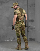 Тактический летний костюм 3в1 штаны+футболка+кепка S мультикам (87430) - изображение 3