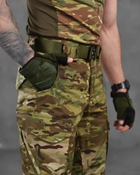 Тактический летний костюм 3в1 штаны+футболка+кепка S мультикам (87430) - изображение 7