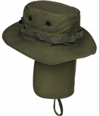 Панама Sturm Mil-Tec British Boonie Hat with Neck Flap R/S Olive M (12326101) - изображение 5