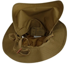 Панама Sturm Mil-Tec British Boonie Hat with Neck Flap R/S Coyote L (12326105) - изображение 7