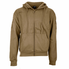 Реглан з капюшоном на блискавці Sturm Mil-Tec TACTICAL HOODIE Coyote 2XL (11472019) - зображення 3