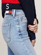 Jeansy slim fit damskie z wysokim stanem Tommy Jeans DW0DW17572-1AB W25L30 Błękitne (8720646648726) - obraz 4