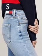 Jeansy slim fit damskie z wysokim stanem Tommy Jeans DW0DW17572-1AB W27L30 Błękitne (8720646649563) - obraz 4
