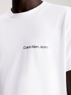 Футболка бавовняна чоловіча Calvin Klein Jeans J30J324671-YAF L Біла (8720109047837) - зображення 4