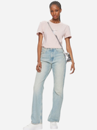Футболка бавовняна жіноча Calvin Klein Jeans J20J222564-TF6 S Світло-рожева (8720109340242) - зображення 3
