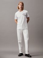 Koszulka męska bawełniana Calvin Klein J30J325498-YAF M Biała (8720109361872) - obraz 3