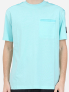 Koszulka męska bawełniana Calvin Klein Jeans J30J325215-CCP L Błękitna (8720109363364) - obraz 1
