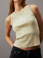 Koszulka na ramiączkach damska Calvin Klein Jeans J20J223160-LFU L Oliwkowa (8720109371819) - obraz 5