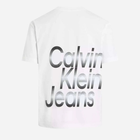 Koszulka męska bawełniana Calvin Klein Jeans J30J325699-YAF XL Biała (8720109456387) - obraz 4