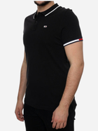Koszulka polo męska Tommy Jeans DM0DM12963-BDS XL Czarna (8720636411637) - obraz 3