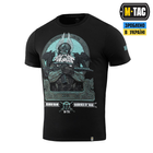 Тактическая M-Tac футболка Odin Mystery Black черная 2XL - изображение 1