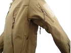 Куртка Soft Shell тактична військова MAGCOMSEN, колір Coyote, 6378551358-XXL - зображення 3