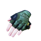 Перчатки тактические беспалые Mechanix MXK-2 Олива M - изображение 6