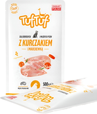 Mokra karma dla psów TufTuf Kurczak z marchewką 10x500 g (5903802473841) - obraz 1