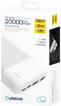 УМБ Platinet 20000 mAh White (PMPB20W706W) - зображення 5