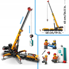 Конструктор LEGO City Жовтий пересувний будівельний кран 1116 деталей (60409)  - зображення 5