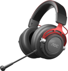 Słuchawki AOC GH401 Wireless Black Red (4038986631013) - obraz 2