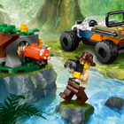 Конструктор LEGO City Квадроцикл для дослідження джунглів Місія Червоної панди 92 деталі (60424)  - зображення 11