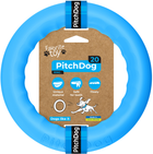 Pierścień do portowania Pitch Dog 20 cm Niebieski (4823089361352) - obraz 1