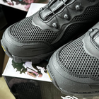 Мужские кожаные кроссовки с автоматической шнуровкой черные размер 44 - изображение 4