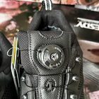 Мужские кожаные кроссовки с автоматической шнуровкой черные размер 41 - изображение 7