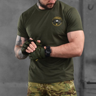 Чоловіча футболка Coolmax з принтом "Аеророзвідка" олива розмір 3XL - зображення 3