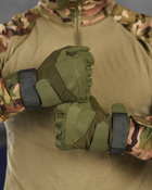Тактичні рукавички standart oliva 0 XXL - зображення 4